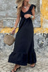 v-neck-ruffled-cap-sleeve-smocked-maxi-dress OhSoStyled at Sophia's Style-2